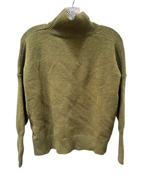 Green Turtleneck Sweater - Misses Small